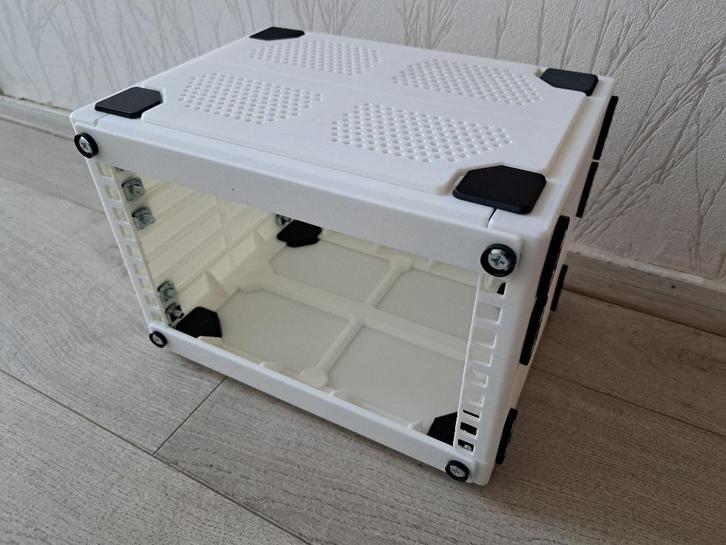 Modulaire 10 inch Serverkast (1U/2U/3U), Computers en Software, Serverkasten, Zo goed als nieuw, Geperforeerd, Geperforeerd, Ophalen