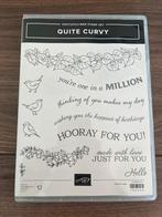 Stampin' Up! - Quite Curvy, Ophalen of Verzenden, Nieuw, EZ-mounted stempel