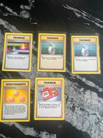 Vintage Base Set Pokemon Kaarten Trainers, Hobby en Vrije tijd, Verzamelkaartspellen | Pokémon, Ophalen of Verzenden, Zo goed als nieuw