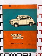 Fiat 600D 1968 Nederlandstalig instructieboek, Ophalen of Verzenden