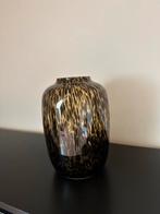 Glazen vaas Artic Cheetah - Zo goed als nieuw!, Overige kleuren, Ophalen of Verzenden, Minder dan 50 cm, Glas