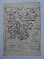 Gravure kaart oost Vlaanderen Gent, Oudenaarde D. Veelwaard, Verzenden