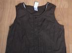 C&A HERE & THERE Leuke bruine blouse zonder mouw / top 146, Gebruikt, C&A, Meisje, Overhemd of Blouse