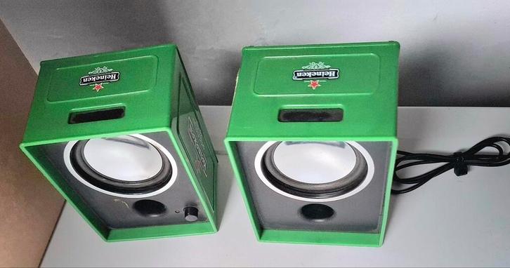 Heineken Speakers - Limited Edition!, Verzamelen, Biermerken, Zo goed als nieuw, Overige merken, Ophalen of Verzenden