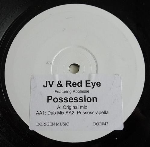 JV & Red Eye - Possession 12'' White Label Progressive House, Cd's en Dvd's, Vinyl | Dance en House, Zo goed als nieuw, 12 inch