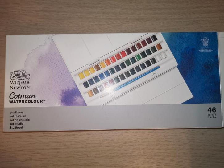 Nieuwe Winsor & Newton Cotman Waterverfset, Hobby en Vrije tijd, Schilderen, Zo goed als nieuw, Waterverf, Ophalen of Verzenden