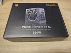 be quiet! Pure Power 12 M 850W PSU voeding + custom 12 VHPWR, Computers en Software, Interne voedingen, Ophalen of Verzenden, Zo goed als nieuw