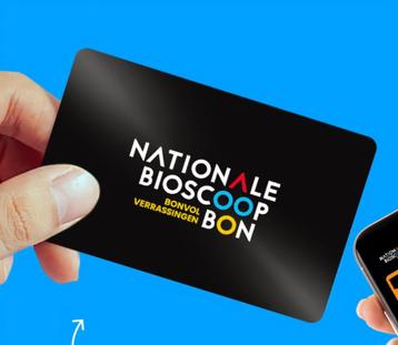 Nationale bioscoopbon ter waarde van 50 euro beschikbaar voor biedingen
