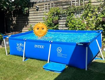 Zeer compleet Intex zwembad + solarbol, 2x3 meter beschikbaar voor biedingen