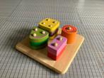 Pintoy houten tel  vormen puzzel montessori speelgoed, Ophalen of Verzenden, Zo goed als nieuw, Overige typen