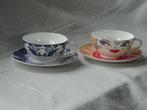 Twee porseleinen tea kop en schotels Ritzenhof, Ophalen of Verzenden, Zo goed als nieuw, Overige stijlen, Kop(pen) en/of Schotel(s)
