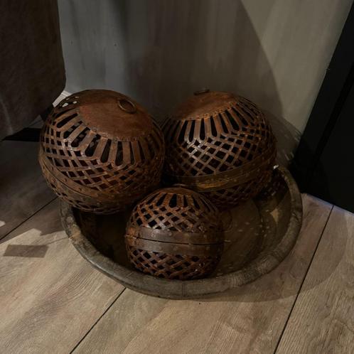 Sfeer Ballen Roest set van 3, Tuin en Terras, Tuinwanddecoratie, Nieuw, Ophalen of Verzenden