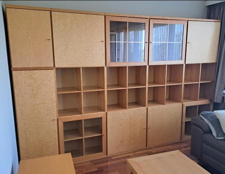 Ikea modulaire wandkast, Huis en Inrichting, Kasten | Wandmeubels, Gebruikt, 200 cm of meer, 300 cm of meer, 25 tot 50 cm, Met deur(en)