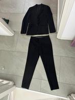 Pak, kostuum, blazer en pantalon (WE) mt s(44)178 zwart zgan, Ophalen of Verzenden, Zo goed als nieuw, Maat 46 (S) of kleiner