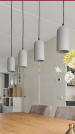 Hanglamp met 4 lampen, beton, Overige materialen, 50 tot 75 cm, Zo goed als nieuw, Ophalen