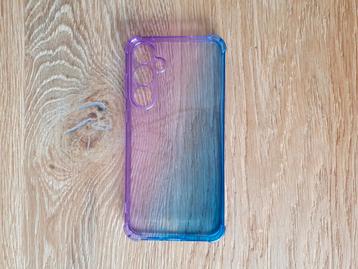 Samsung A55 telefoonhoesje Nieuw Paars/Blauw beschikbaar voor biedingen