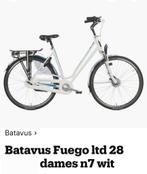 Te-koop aangeboden Batavus Fuego ltd 28 dames n7 kleur wit, Ophalen, Versnellingen, Batavus, 56 cm of meer