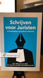T.M. van Dijk - Schrijven voor Juristen, Sociale wetenschap, Ophalen of Verzenden, T.M. van Dijk; T.E. Mepschen; A.J. van Dijk