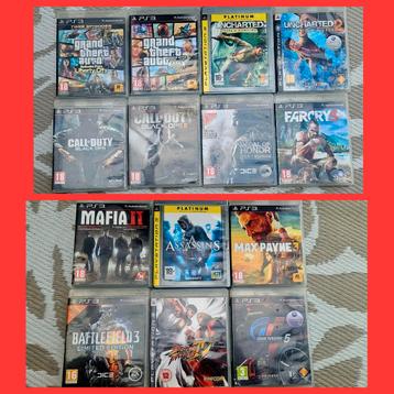 14x PS3 games – GTA, Call of Duty, Uncharted, Far Cry, enz. beschikbaar voor biedingen