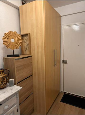 Ikea pax kast houtkleur