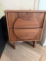** NIEUW ** 1x Zuiver nachtkastje Groove - Walnoot, Huis en Inrichting, Ophalen, Nieuw