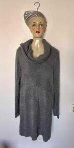 Prachtige lange grijze knitted trui H&M acryl wijde hals col, H&M, Maat 42/44 (L), Ophalen of Verzenden, Zo goed als nieuw