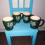 Cup a Soup beker Unox groen 4 stuks, Ophalen, Glas of Glazen, Gebruikt, Overige stijlen