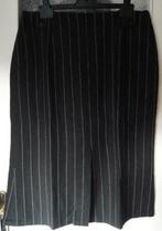 Kuitlengte zwarte kruitstreep rok 44, Kleding | Dames, Zwart, Maat 42/44 (L), Ophalen of Verzenden, Zo goed als nieuw