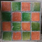 Bijzet tafel 40 cm vierkant 36 cm hoog smeedijzer, Antiek en Kunst, Antiek | Glas en Kristal, Ophalen