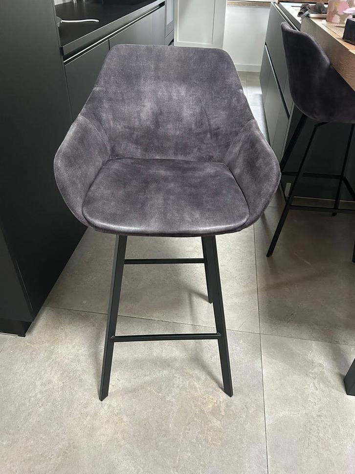 4 Draaibare Krukken - Zithoogte 75cm, Huis en Inrichting, Barkrukken, Gebruikt, 60 tot 90 cm, Metaal, 4 krukken, Draaibaar, Ophalen