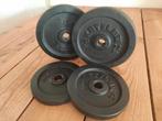 Halterschijven 2x10 + 2x5, Sport en Fitness, Fitnessmaterialen, Ophalen, Zo goed als nieuw, Benen, Halterschijven