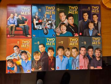 Two and a half men Serie 1  t/m 8   alle Charlie Sheen afl beschikbaar voor biedingen