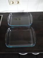 2 x grote Pyrex ovenschalen maat: 30 cm x 23 cm., Huis en Inrichting, Keuken | Keukenbenodigdheden, Ophalen of Verzenden, Gebruikt