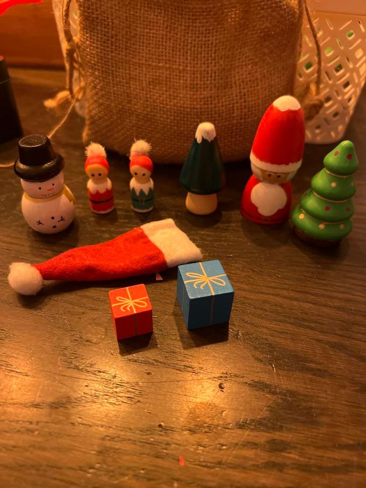 Kerst Peg Dolls Set, Diversen, Kerst, Nieuw, Ophalen of Verzenden