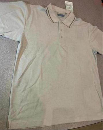 Beige polo t-shirt maat S beschikbaar voor biedingen