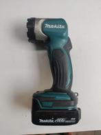 Makita BML802 led hang lamp met accu, Ophalen of Verzenden, Gebruikt