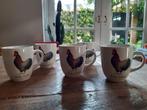 Servies Jet ter Steege Chicken Festival grote mokken 5x, Huis en Inrichting, Keuken | Servies, Ophalen of Verzenden, Zo goed als nieuw