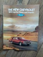 Chevrolet brochure 1977, Chevrolet, Ophalen of Verzenden, Zo goed als nieuw, Chevrolet