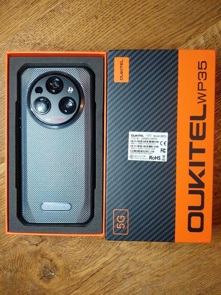 Oukitel WP35 5G Rugged Phone 6.6-inch 2.4K 11000mAh Battery, Telecommunicatie, Mobiele telefoons | Overige merken, Zo goed als nieuw