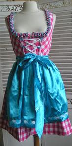 dirndl jurk en schort maat 38 nr VV 561, Maat 38/40 (M), Carnaval, Verzenden, Zo goed als nieuw
