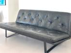 Artifort "Kho Liang Ie", bank, 3-zits, leder, zwart., Ophalen, Gebruikt, 150 tot 200 cm, Driepersoons