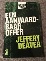 Een aanvaardbaar offer Auteur: Jeffery Deaver, Ophalen of Verzenden, Zo goed als nieuw