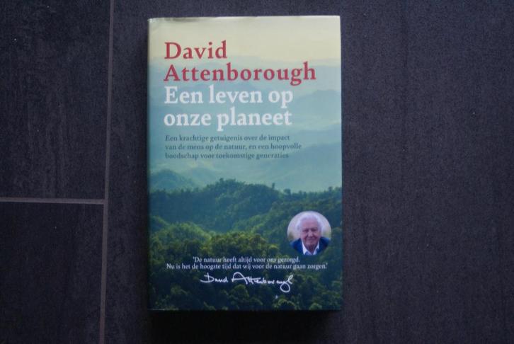Een LEVEN op ONZE PLANEET.. David Attenborough.. (2020), Boeken, Literatuur, Zo goed als nieuw, Ophalen of Verzenden