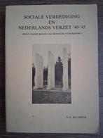 Sociale verdediging en Nederlands verzet '40-'45, Boeken, Ophalen of Verzenden, Zo goed als nieuw