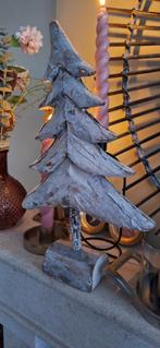 Kerst kerstboom hout plat lichtgewicht 38 cm €5,00, Ophalen, Gebruikt