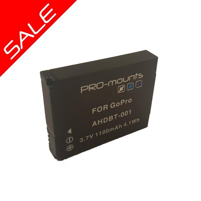 GoPro PRO-mounts Replacement Battery GoPro Hero/Hero2, Audio, Tv en Foto, Actiecamera's, Ophalen of Verzenden, Nieuw, GoPro