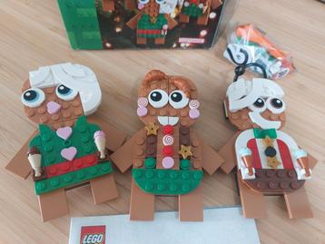 LEGO peperkoekmannetjes kersthangers beschikbaar voor biedingen