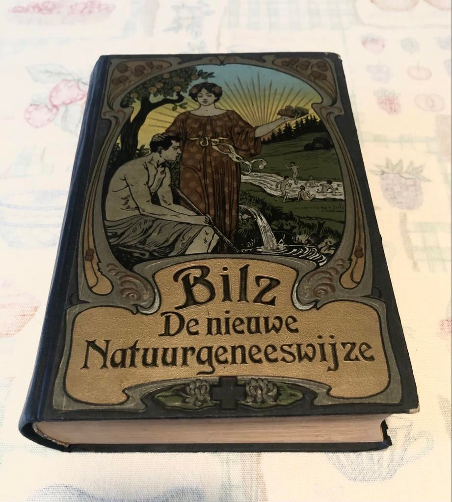 Vintage Geneeskunde Boeken Bilz - Uitvouw Pagina's, Boeken, Gezondheid, Dieet en Voeding, Gelezen, Gezondheid en Conditie, Ophalen