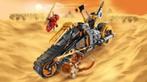 lego Ninjago; Cole's dirt bike 70672. Compleet met boekje., Ophalen of Verzenden, Zo goed als nieuw, Complete set, Lego