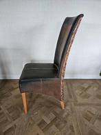 6 stuks eetkamerstoelen, Ophalen, Riet of Rotan, Gebruikt, Bruin